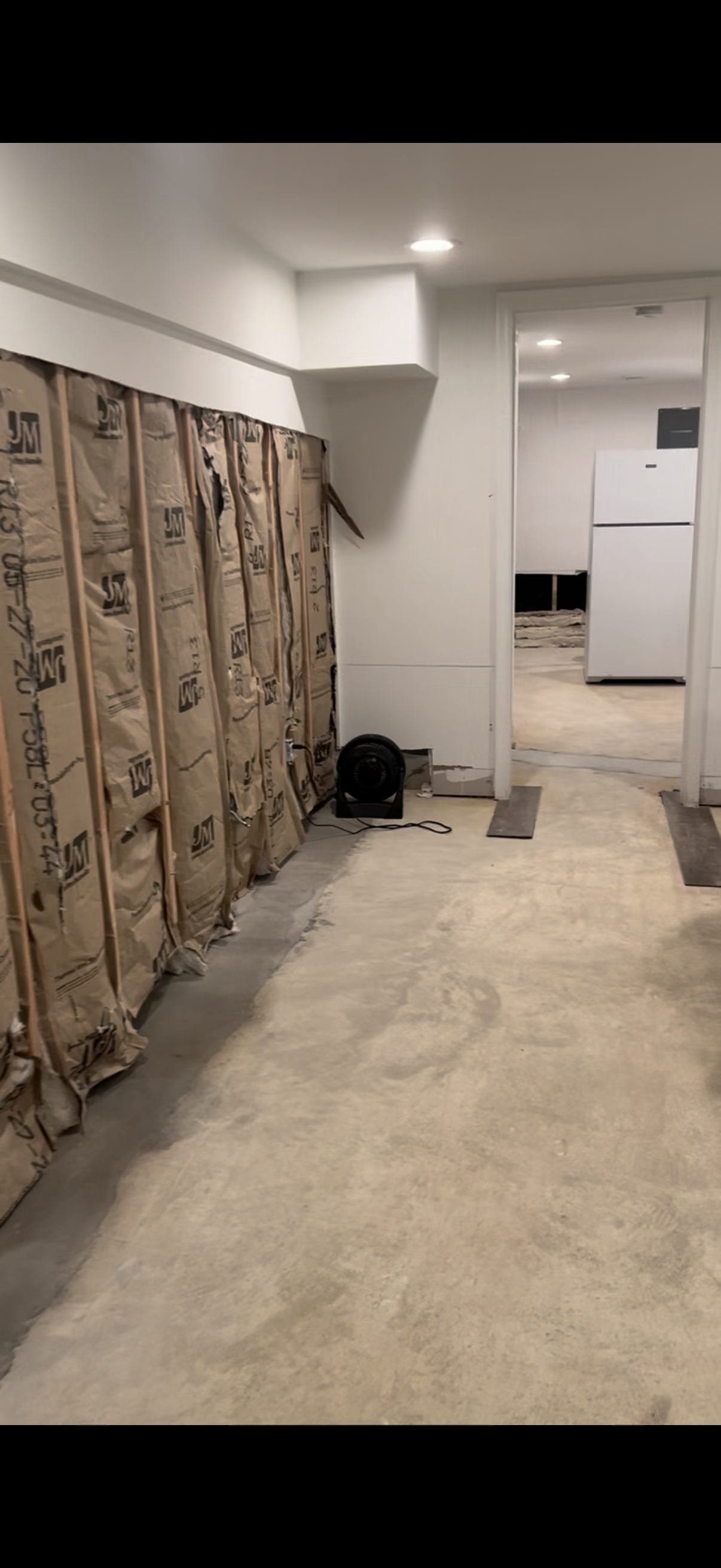 Basement Water Damage Restoration & LVP Flooring in Pikesville, MD – photo 2